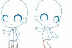 236x157 Easy Person Drawing Step