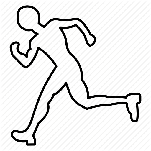 512x512 Athlete Drawing Runner Transparent Png Clipart Free Download