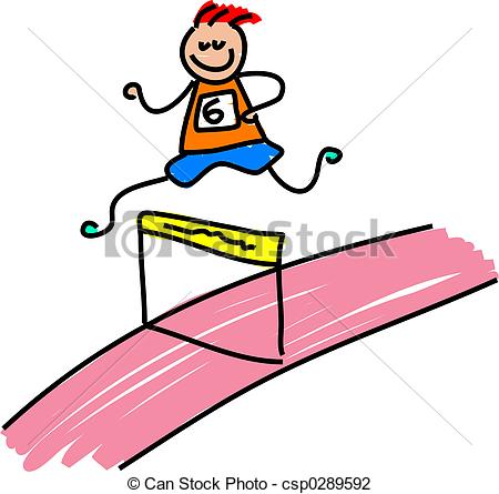 450x445 Kids Running Race Clipart