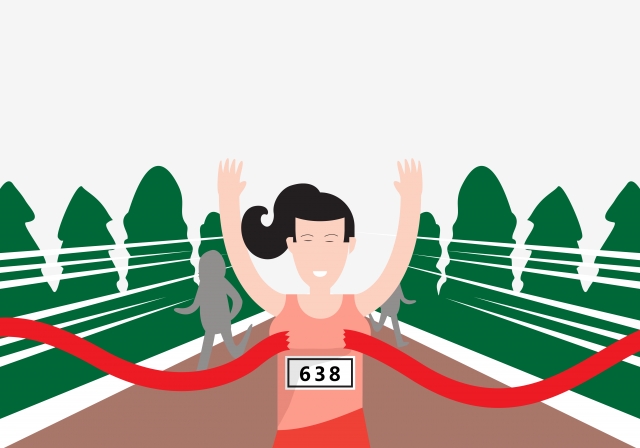 640x448 One Who Runs Collectively, Cartoon Hand Drawing, Run, Marathon Png