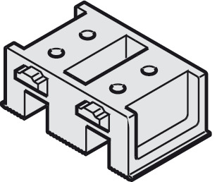 308x258 Track End Piece, For Double Top Running Track