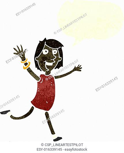 430x529 Crazy Woman Running Drawing Stock Photos And Images Age Fotostock