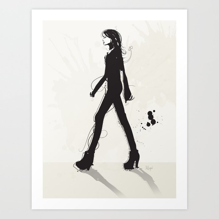 700x700 Runway Art Print