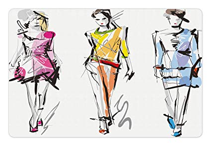 425x295 Ambesonne Teen Room Pet Mat For Food And Water