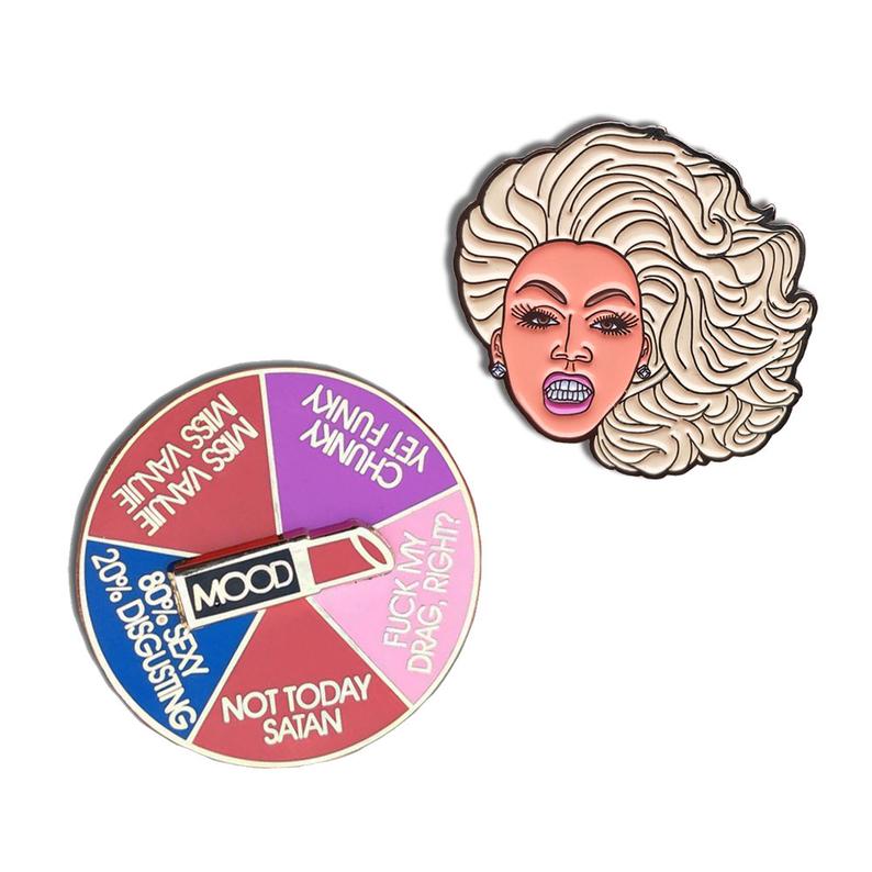 794x794 Rupaul Drag Enamel Pin Set Etsy
