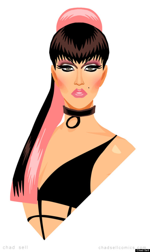570x956 Chad Sell Features 'rupaul's Drag Race' Queens In Amazing Artwork