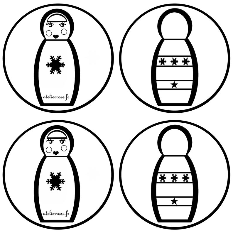 794x794 Russian Doll Design Fabric Etsy