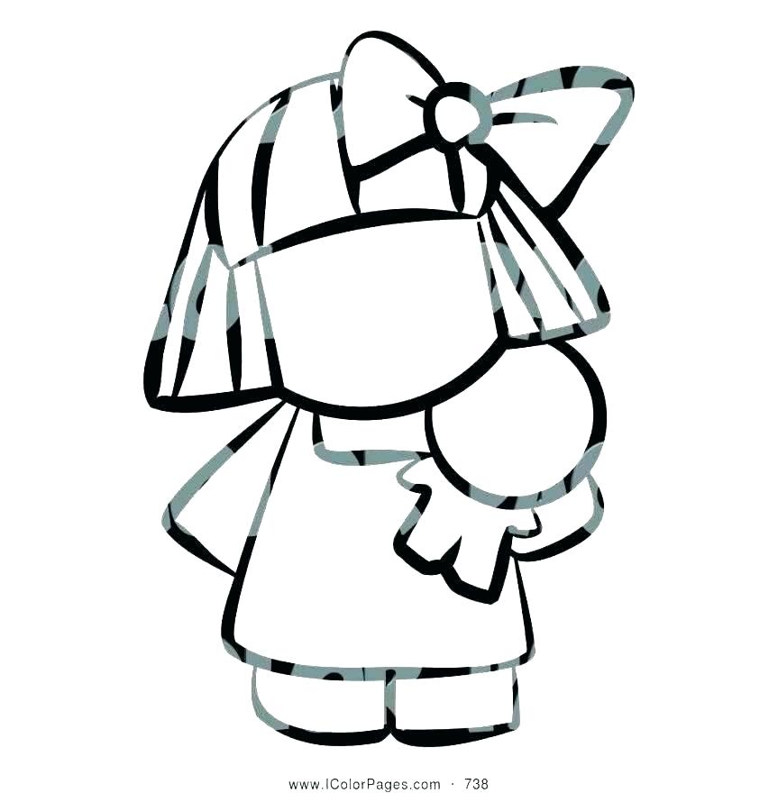 863x880 Russian Nesting Dolls Coloring