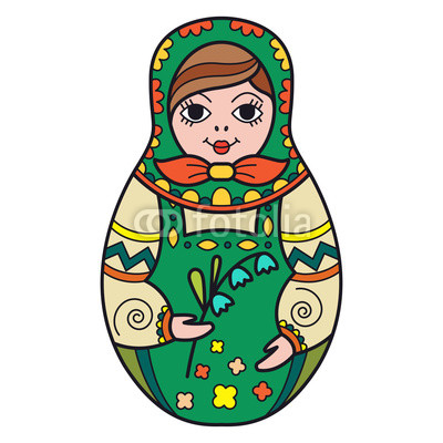 400x400 Russian Traditional Nested Doll
