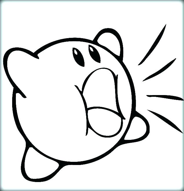 636x661 Kirby Buckets Drawings Coloring Pages