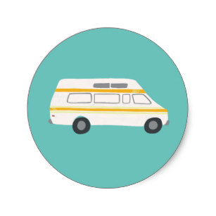 307x307 Truck Camper Stickers Zazzle