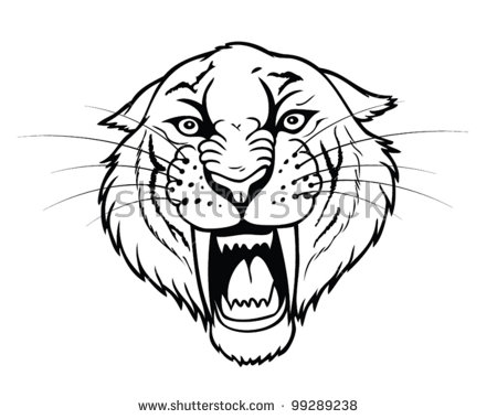 450x380 Saber Tooth Tiger Clipart Clip Art