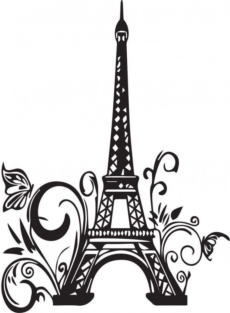 752x1024 Paris Drawing Free Download