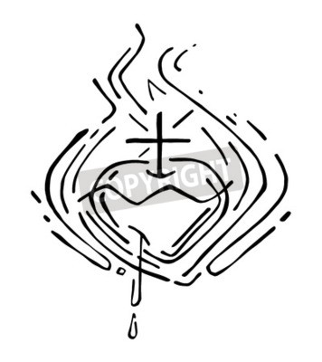 356x400 Hand Drawn Vector Illustration Or Drawing Of Jesus Christ Sacred