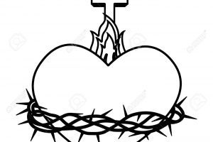 300x200 Sacred Heart Of Jesus Clipart Clipart Portal