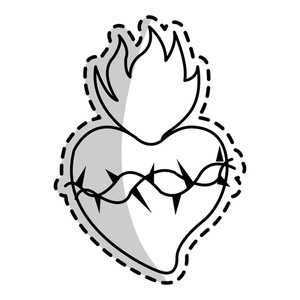 Sacred Heart Of Jesus Drawing 