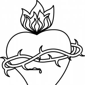 300x300 Free Vector Sacred Heart Illustration Sohadacouri
