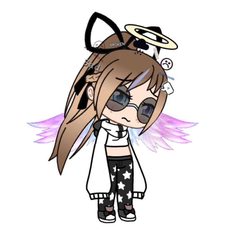 750x795 Gacha Sad Angel Wings Yeetyoink