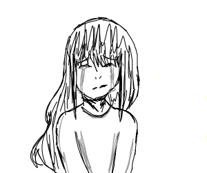 300x250 Anime Girl Sad