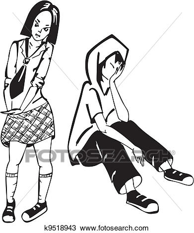 391x470 Black And White Anime Girl Clipart Clip Art Images