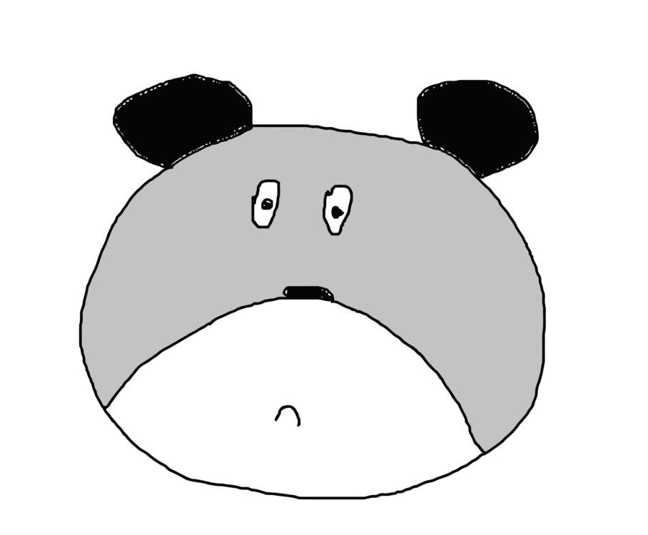 908x750 Computer Icons Sadness Bear Black And White Cc0