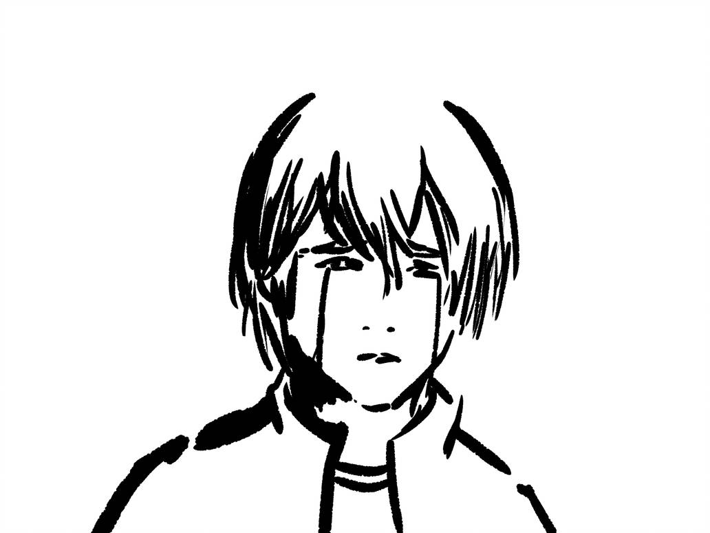 1032x774 Sad Boy Sketch