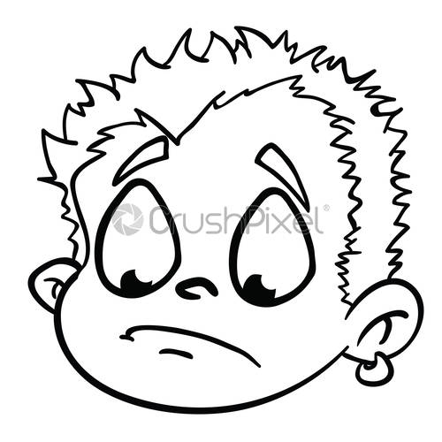 500x500 Sad Boy Black