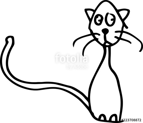 500x433 Sad Cat Cartoon Stock Photo And Royalty Free Images On Fotolia
