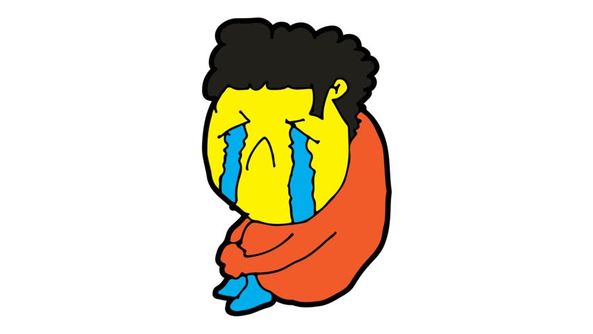 852x480 Sad Kid Sketch Stock Video Footage