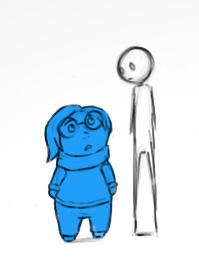 400x519 Sadness Sketch