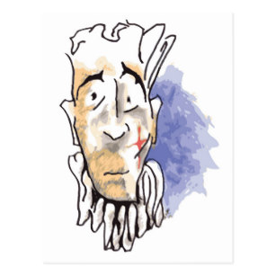 307x307 Sad Clown Postcards Zazzle Ca