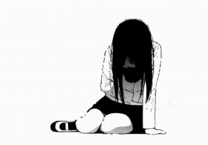 300x210 Broken Heart Girl Crying Drawing Best Sad Drawings Ideas