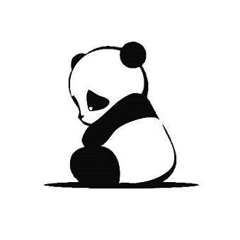 339x340 Huge Collection Of 'sad Panda Drawing' Download More Than