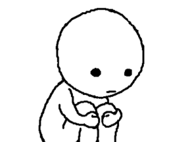 640x480 Collection Of 'sad Person Drawing' Download More Than Images