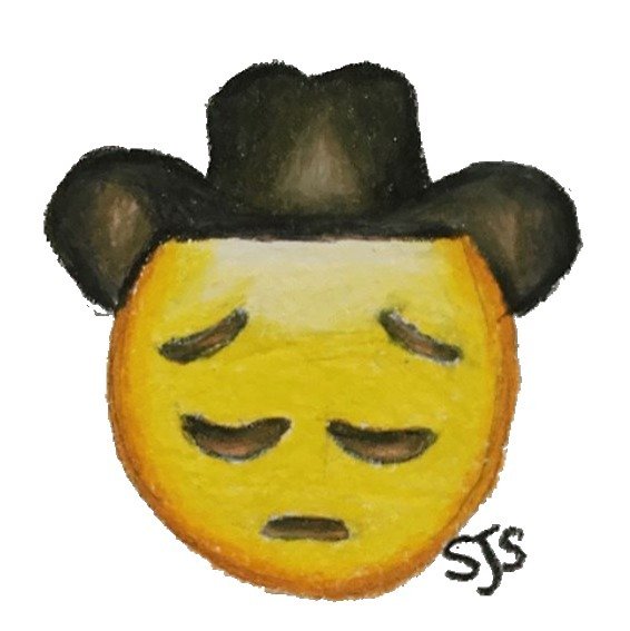 566x567 Sad Yeehaw In Colored Pencil