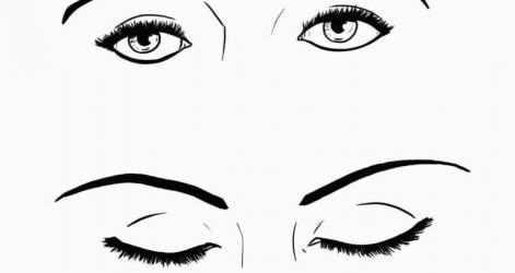 471x250 Eyes Closed Drawing Meme Sad Side View Step Cartoon Crying Pencil