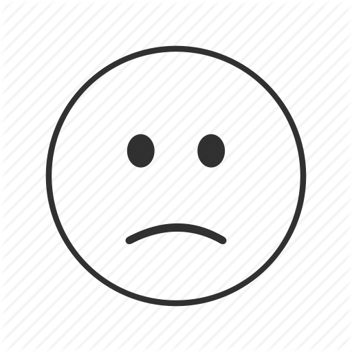 512x512 Frown Drawing Transparent Png Clipart Free Download