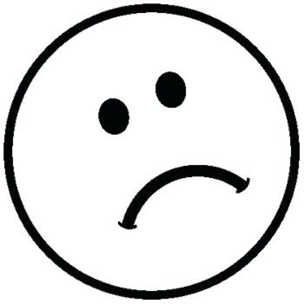 1024x1024 Sad Face Black And White Elephant Clipart House Clipart Online