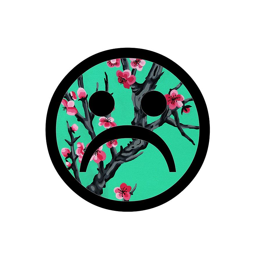 874x900 Sad Face Drawing