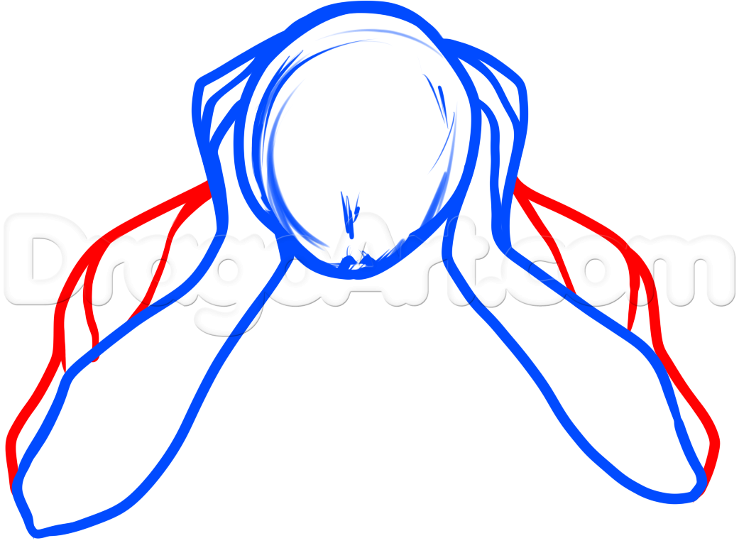 1041x772 How To Draw A Crying Man, Step