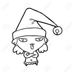 250x250 Drawing Of A Girl Chibi Sad And Boy Anime Looking Down Black White