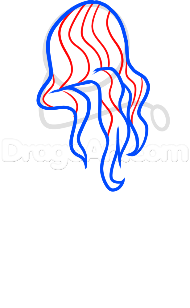 616x1000 How To Draw A Girl Crying, Step