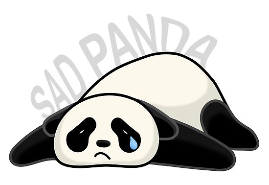 550x378 Sad Panda Posters