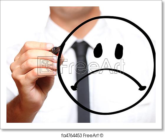 560x470 Sketches Of Sad Faces