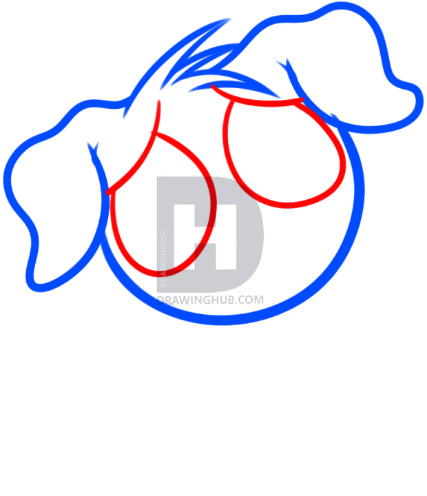 620x720 How To Draw Puppy Eyes, Step