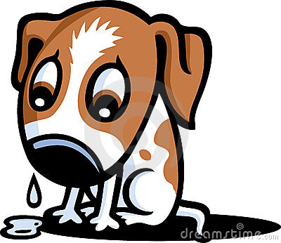 400x346 Sad Puppy Cartoon