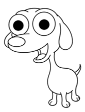 170x225 Huge Collection Of 'puppy Cartoon Drawing' Download More Than