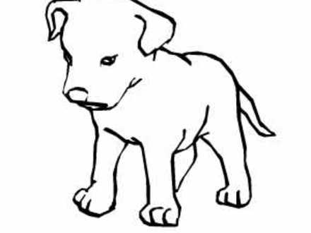 440x330 Sad Puppy Coloring Page, Coloring Pages Of Puppies To Print