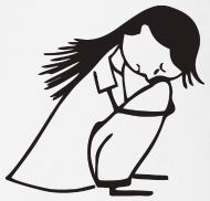 190x182 sad woman stick organic short sleeved baby bodysuit spreadshirt