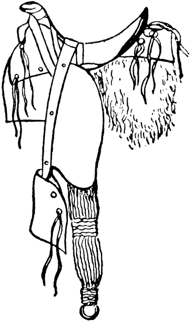 384x640 Cowboy Saddle Clipart Etc